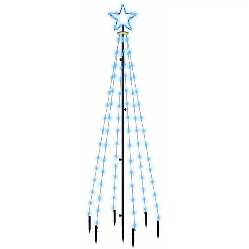  Božićno drvce sa šiljkom i 108 LED žarulje plave 180 cm