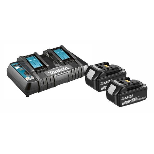 Makita Set 2 x BL1850B akumulator 18V 5,0Ah LXT + brzi dupli punjač DC18RD Makita Cene