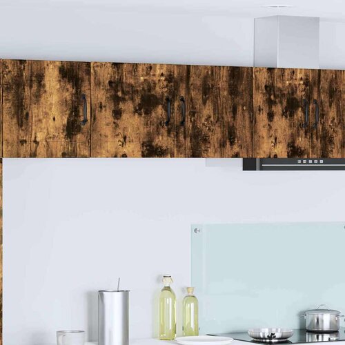 vidaXL Stenska kuhinjska omarica z vrati Dimljeni oreh 80 x 31 x 40 cm Cene
