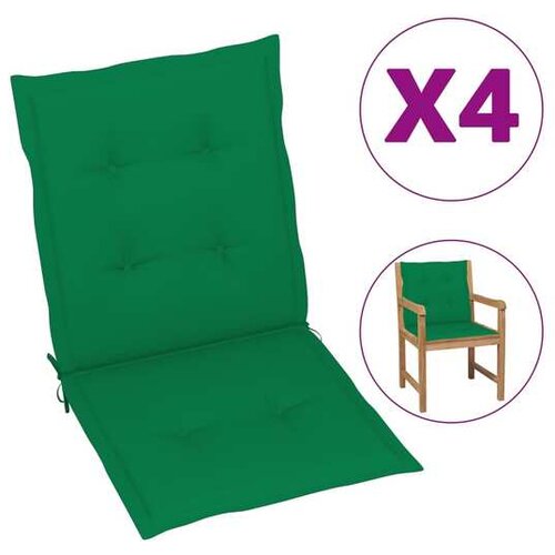  Blazine za vrtne stole 4 kosi zelene 100x50x3 cm Cene