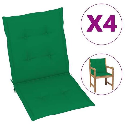  Jastuci za vrtne stolice 4 kom zeleni 100x50x3 cm od tkanine Cene