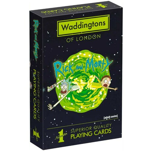 Winning Moves karte waddingtons no. 1 - rick and morty - playing cards Slike
