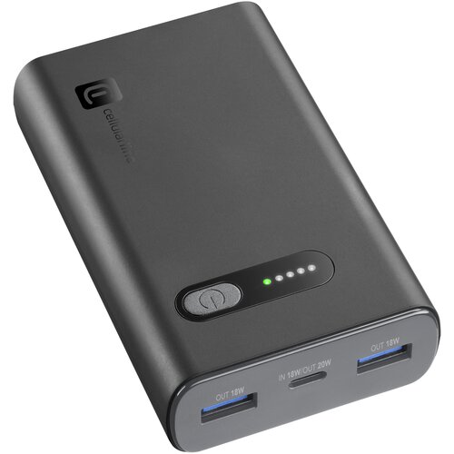 Cellular Line Prijenosna Baterija, Fast PD,10000 mAh, Crna Cijene