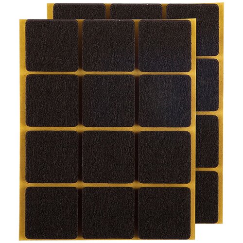 STABILIT podložna pločica od filca (25 x 25 mm, 24 Kom., Smeđe boje, Lijepljenje) Cijene