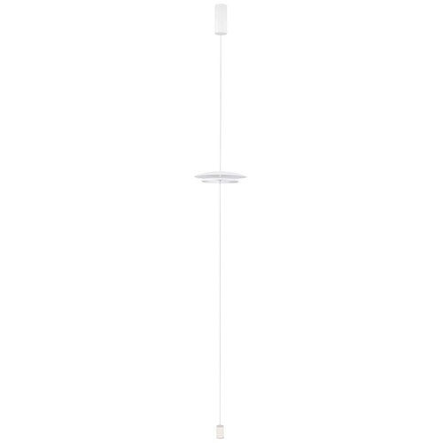 Nova Luce Mat bela aluminijasta LED zatemnitvena stoječa svetilka (vi&scaron;ina 330 cm) Olos &ndash; Cene