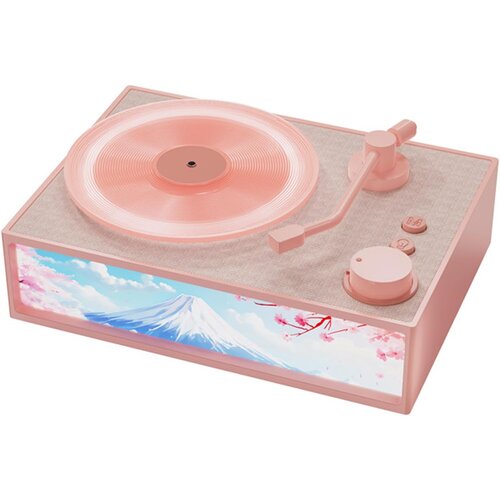 Generic Retro Bluetooth zvočnik Retro prenosni brezžični zvočnik v slogu predvajalnika vinilnih plo&scaron;č, (21124685) Cene