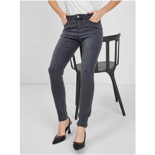 Orsay Grey Womens Skinny Fit Jeans - Women