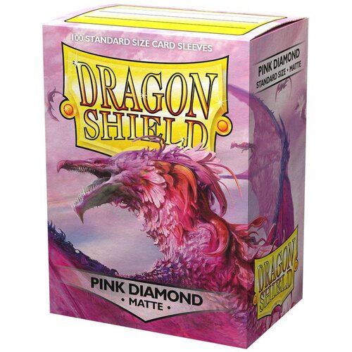 Arcane Tinmen Dragon Shield 100 Standard Sleeves - Pink Diamond Matte Cene