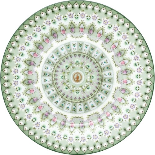 Lily Lotus - krožnik za pecivo, Moon Delight, &Oslash; 17 cm - Svetlo zelena Cene