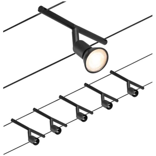 PAULMANN 94446 - SET 5xGU5,3/10W Kompletan sajlni sistem SALT 230V crna Cene