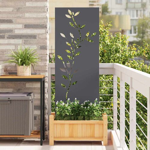 vidaXL Dekorativna ploča za vrt Antracit 50 x 140 cm Cijene