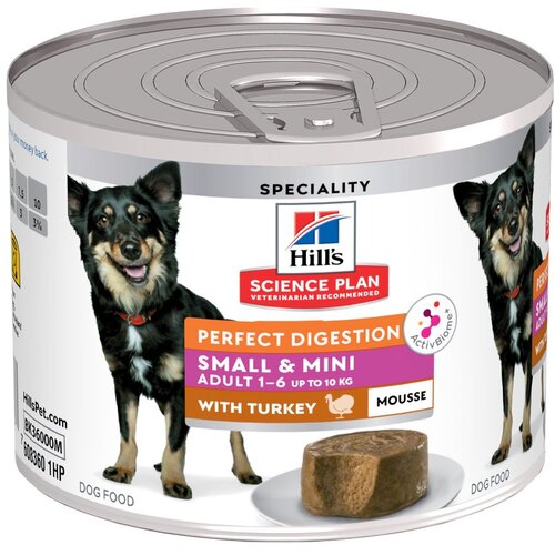 Hill’s Science Plan Perfect Digestion Adult Small & Mini Mousse – Puretina (12 x 200 g) Cijene
