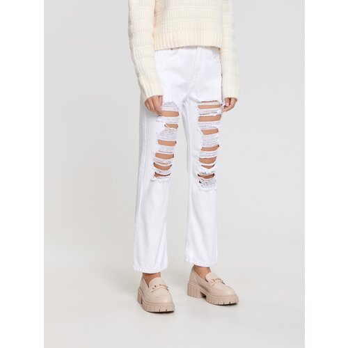Sinsay ženske high waist straight traperice 2087F-00J Slike