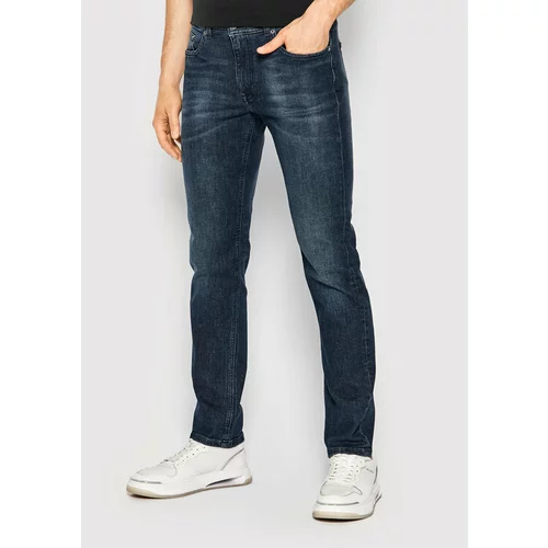 Karl Lagerfeld Jeans hlače 265840 500899 Mornarsko modra Regular Fit