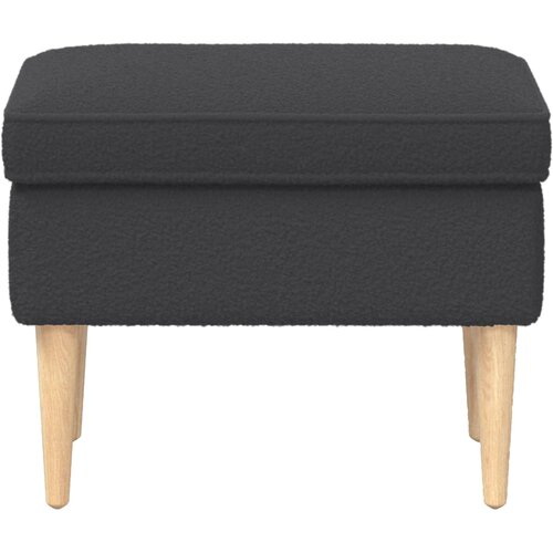  Stolica za noge Tamnosiva 55 x 35 x 41 cm Boucl&amp;eacute; Slike