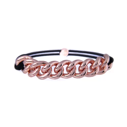 Great Lenghts tassel chained elastic - rose gold