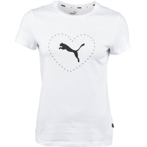 Puma VALENTINE´S DAY GRAPHIC TEE Ženska majica, bijela, veličina Cijene