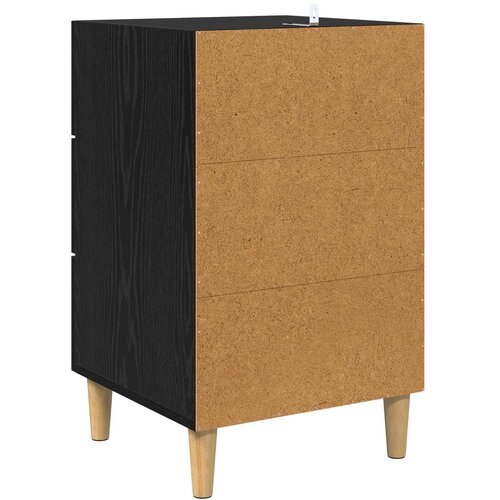  Noćni ormar Crni hrast 40 x 40 x 66 cm Konstruirano drvo Slike
