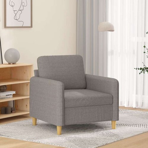  Fotelj taupe 60 cm blago, (20957497) Cene