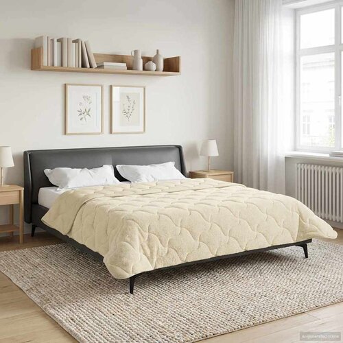  Ljetni pokrivač Krema 220 x 260 cm Mikrofibra i teddy flis Cijene
