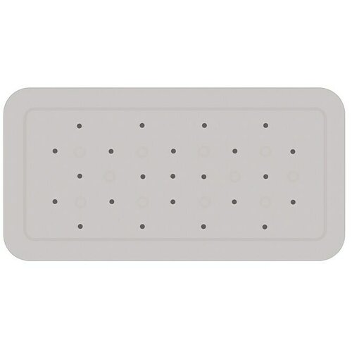 In podloga za kadu smoothie (71 x 35 cm, pvc, sive boje) Slike