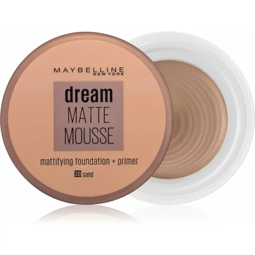 Maybelline Dream Matte Mousse matirajoči tekoči puder odtenek 30 Sand 18 ml