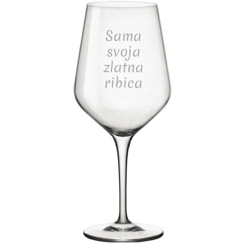 Happy Pumpkin ča&amp;scaron;a za vino sama svoja zlatna ribica Slike