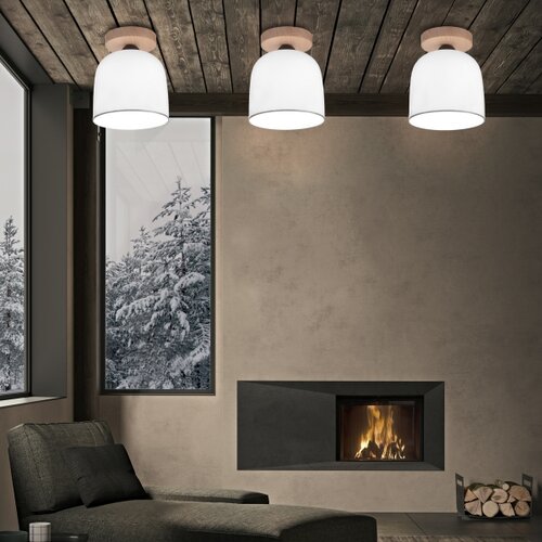  kolarz A1352.11.Gr - plafonski luster nonna 1xE27/60W/230V hrast/bela/siva Slike