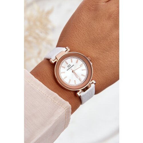 Kesi Classic women's leather watch Giorgio & Dario white Cene