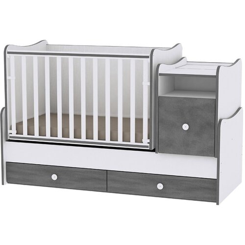 Lorelli Drveni krevetac trend plus white vintage grey Cene