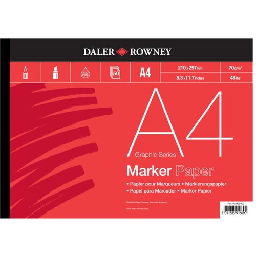 Daler Rowny Blok Marker Pad, A4, 70g, (20631408) Slike