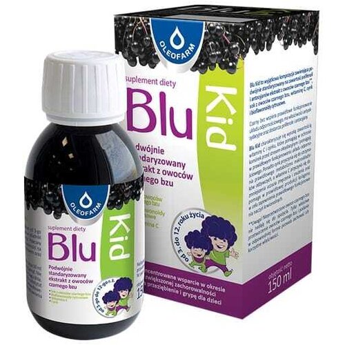 Oleofarm Blu Kid &ndash; črni bezeg z vitaminom C in cinkom (150 ml) Cene