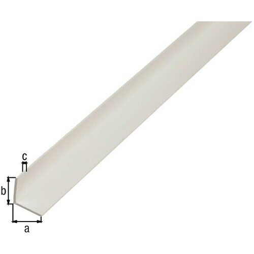 Alberts Rubni profil (D x Š x V: 1.000 x 50 x 50 mm, Jednakokrako, Tvrdi PVC) Cijene