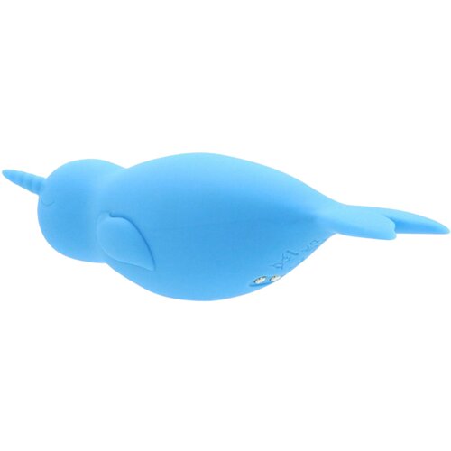 Unihorn of the sea - akumulatorski narval vibrator za klitoris (plavi) Slike