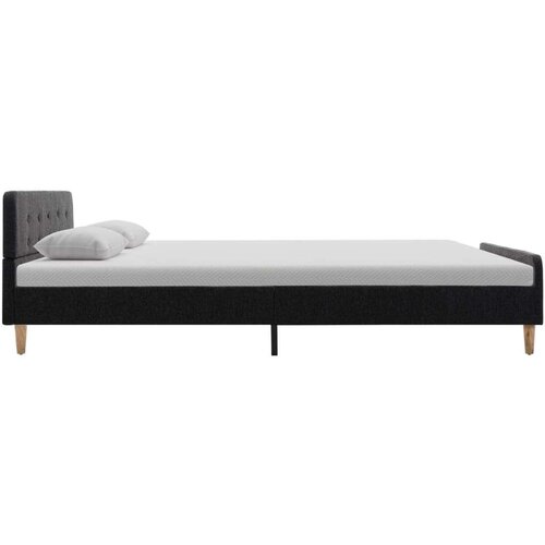 VidaXL okvir za krevet od jute tamnosivi 140 x 200 cm Slike