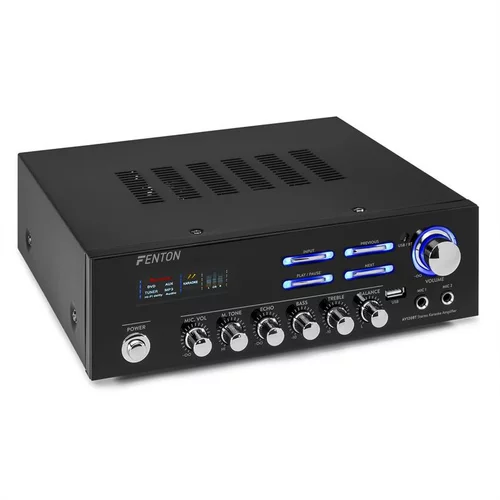 Fenton AV120BT, stereo HiFi ojačevalnik, 120 W RMS, (2 x 60 W na 8 Ohm), BT/USB/AUX