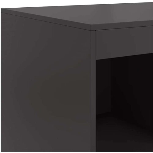 vidaXL Visoka omarica črna 67x39x95 cm jeklo Cene