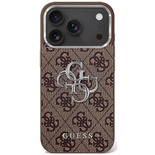 Guess OVITEK ZA IPHONE 17 Z GRANULIRANIM LOGOM 4G LUKSUZNI MAGNETNI, (5000338018) Cene