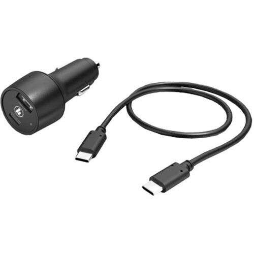 Hama auto punjač 30W sa kablom USB A/USB C/ crna Slike