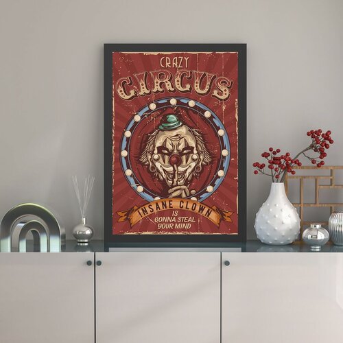 Wallity uramljena slika Crazy Circus, 35x45 cm Cene