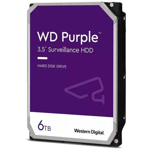 HDD Interni WDPurple Surveillance 6TB 3,5” SATA WD64PURZ