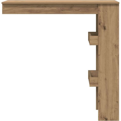  Zidni barski stol Artisan hrast 102x45x103 5 cm izrađeno drvo Slike