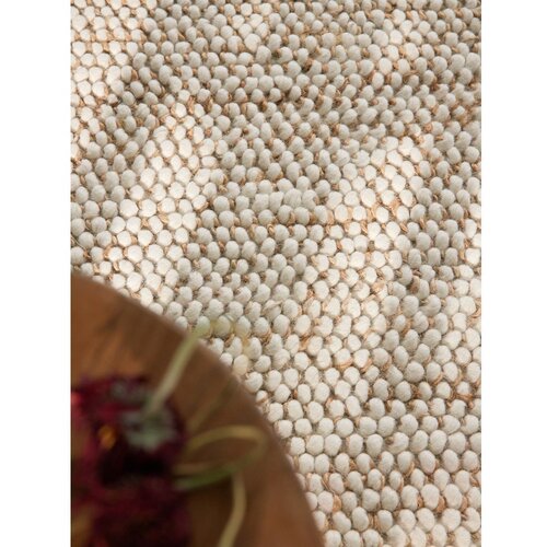 Villeroy Boch Bež ročno tkana preproga iz me&amp;scaron;anice volne 80x150 cm Peas &amp;ndash; Slike