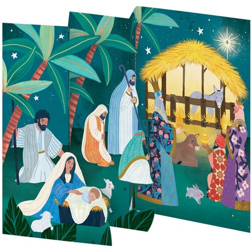 Roger la Borde Božićne čestitke u setu od 5 kom Away in the Manger - Slike