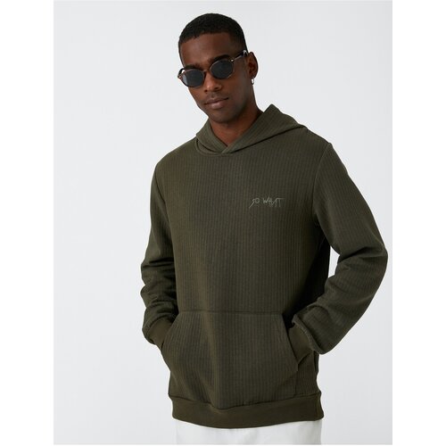 Koton Sweatshirt - Khaki - Relaxed Slike