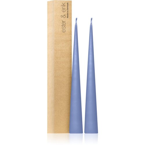 ester & erik cone candles icy lavender (no. 05) sveča 2x37 cm Cene