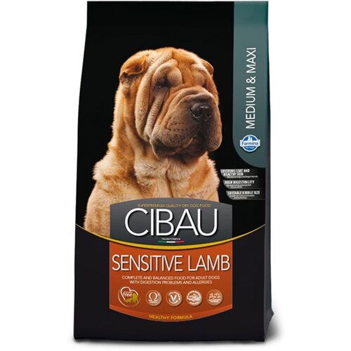 Cibau sensitive Suva hrana za pse srednjih i velikih rasa, Ukus jagnjetine, 12kg Slike
