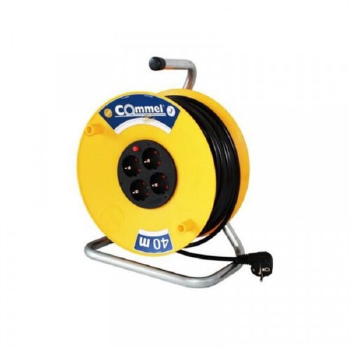 Commel kabl sa motalicom pvc bubnj 300mm monofazna 40m H07RN-F 3G2,5 C0983 Cene