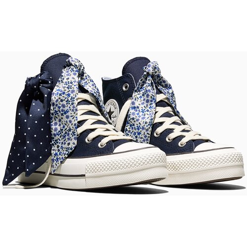 Converse Ženske patike chuck taylor all star lift platform scarf bow Slike