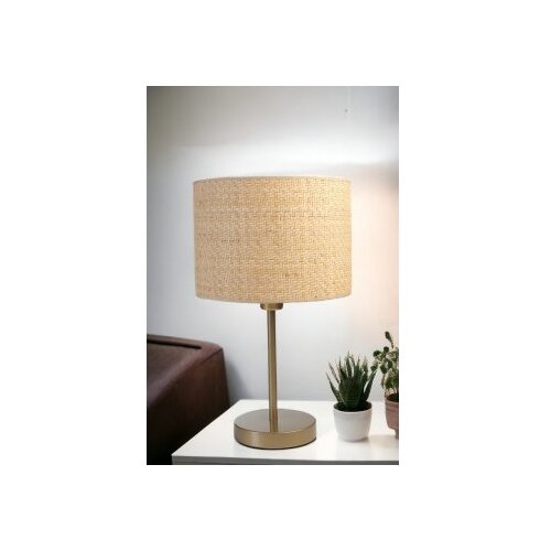Opviq Stona lampa E27 Grlo, Zlatno-krem Cijene